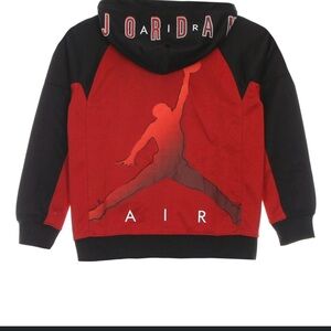Jordan Red and Black Jumpman Hoodie